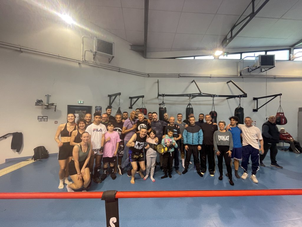 Photo avec le club FBIM Montpellier
