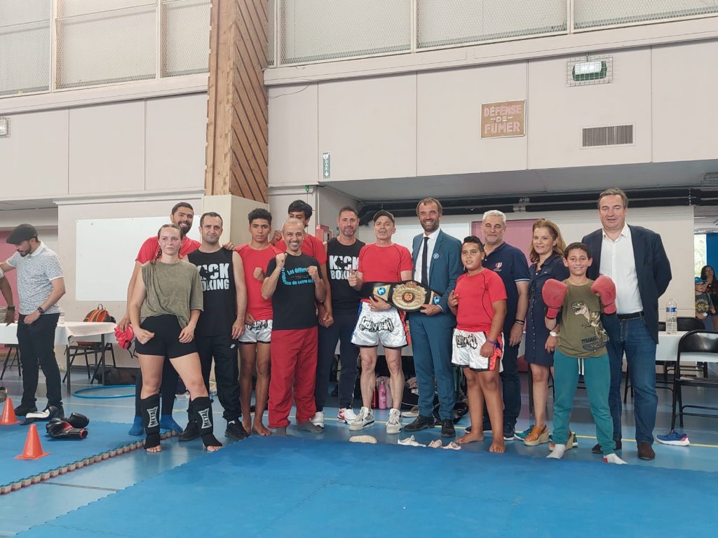 Photo avec Michaël Delafosse