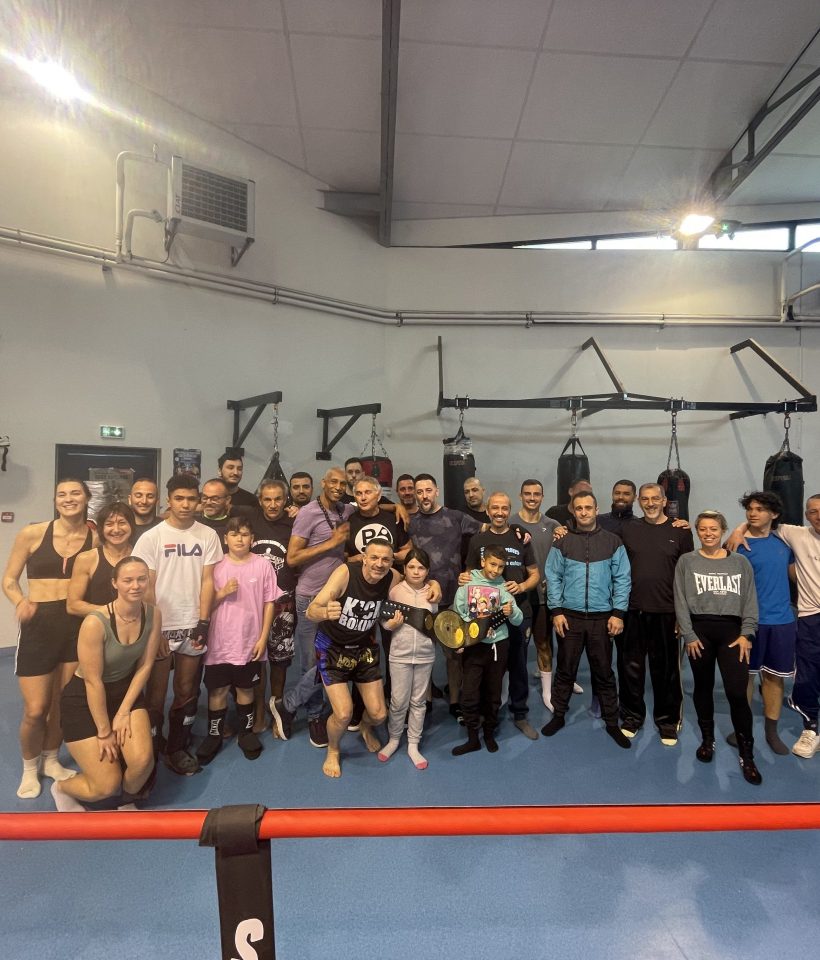 Photo avec le club FBIM Montpellier