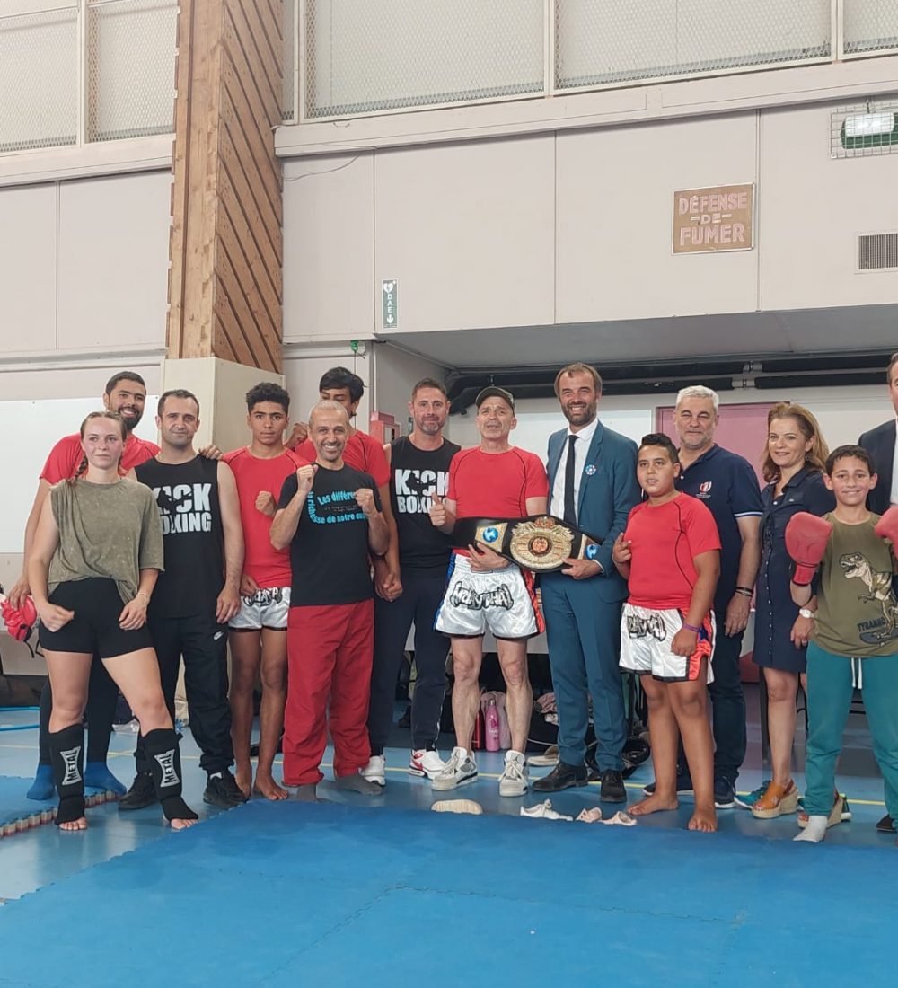 Photo avec Michaël Delafosse
